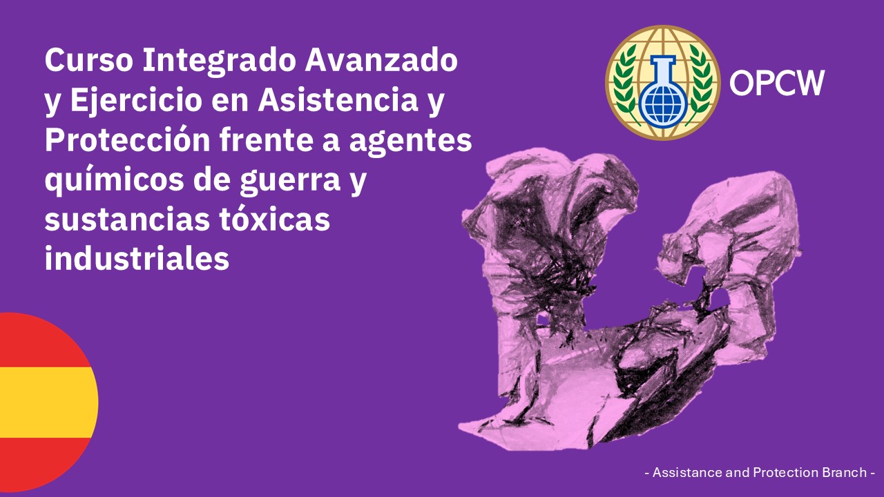 <div class="text_to_html">Curso Online Integrado Avanzado y Ejercicio en Asistencia y Protección frente a Agentes Quimicos de Guerra y Sustancias Tóxicas Industriales</div>