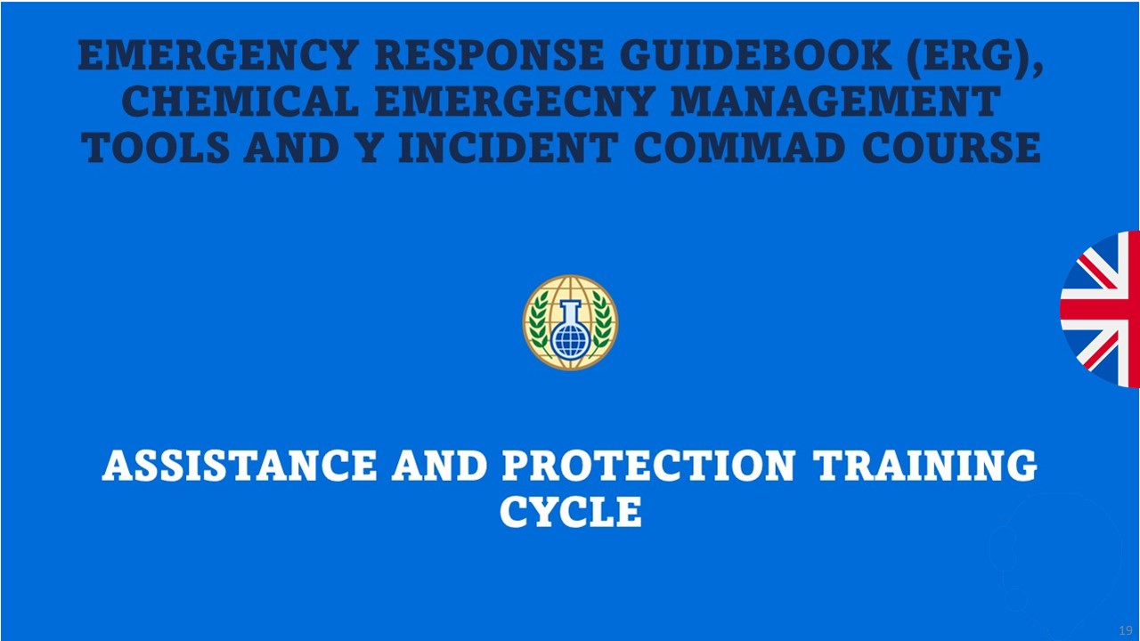 <div class="text_to_html">Online course on ERG, CAMEO Chemicals and Incident Command - Assistance and Protection Training Cycle</div>